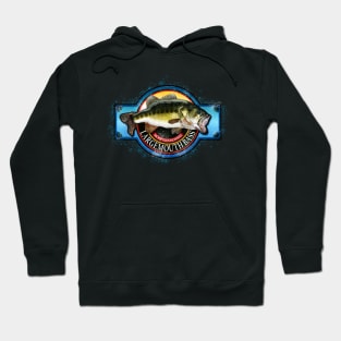 Largemouth Bass Vintage Color Signage Hoodie